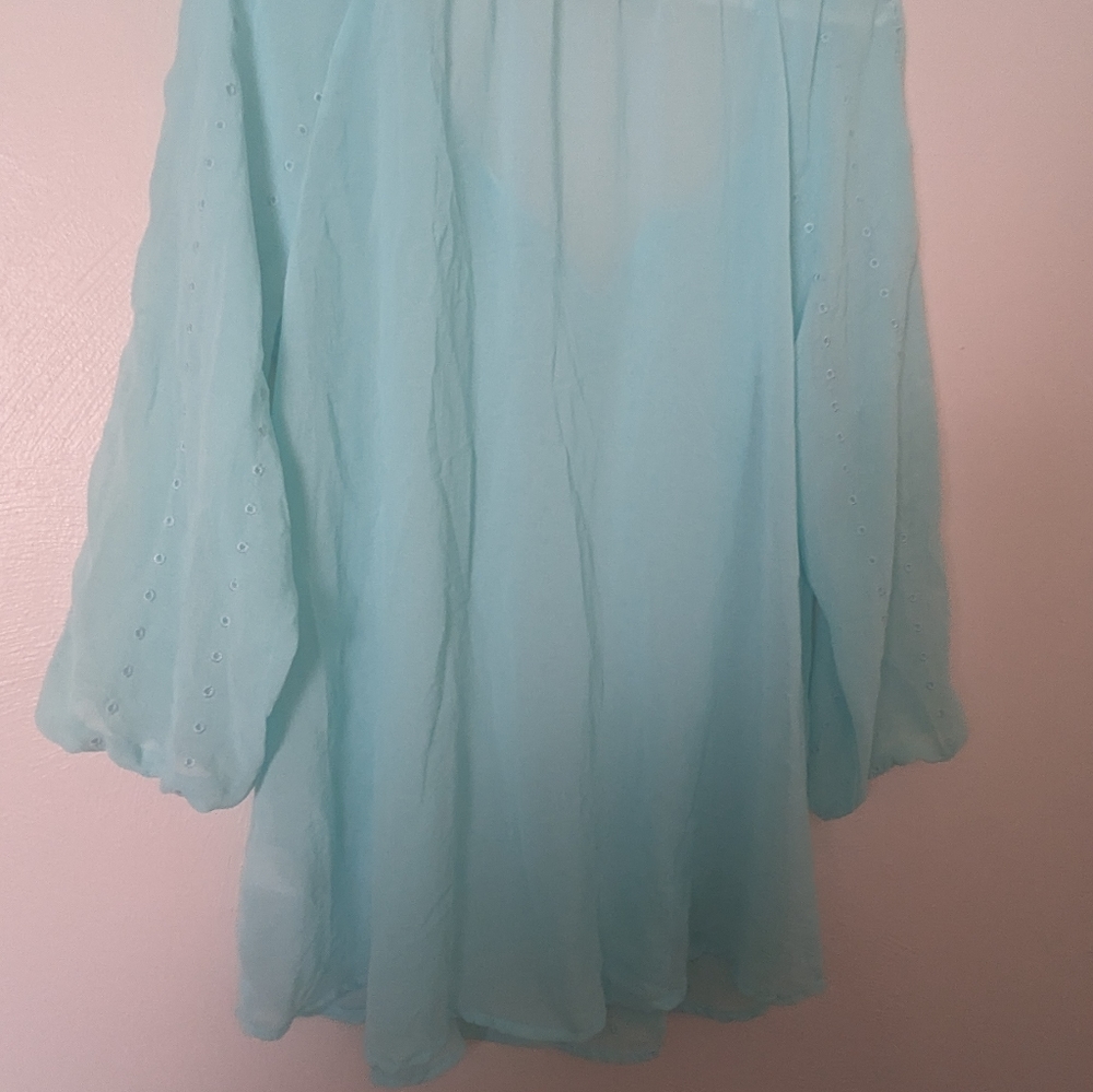 Light Blue Maurice Blouse - Picture 2 of 4